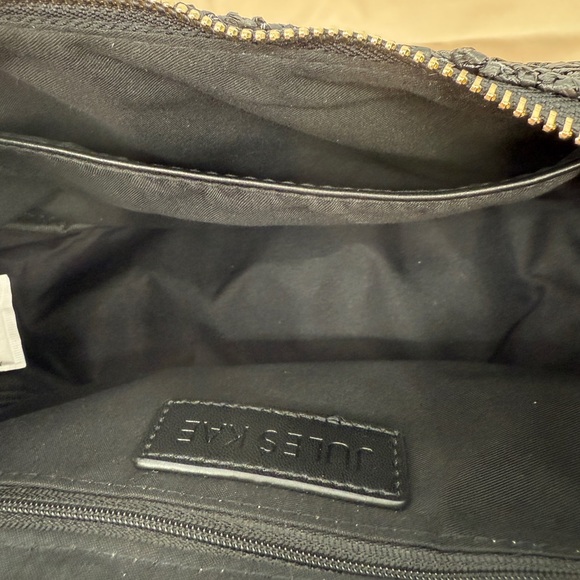 JULES KAE - Woven Hobo Bag with Braided Strap - Picture 4 of 7